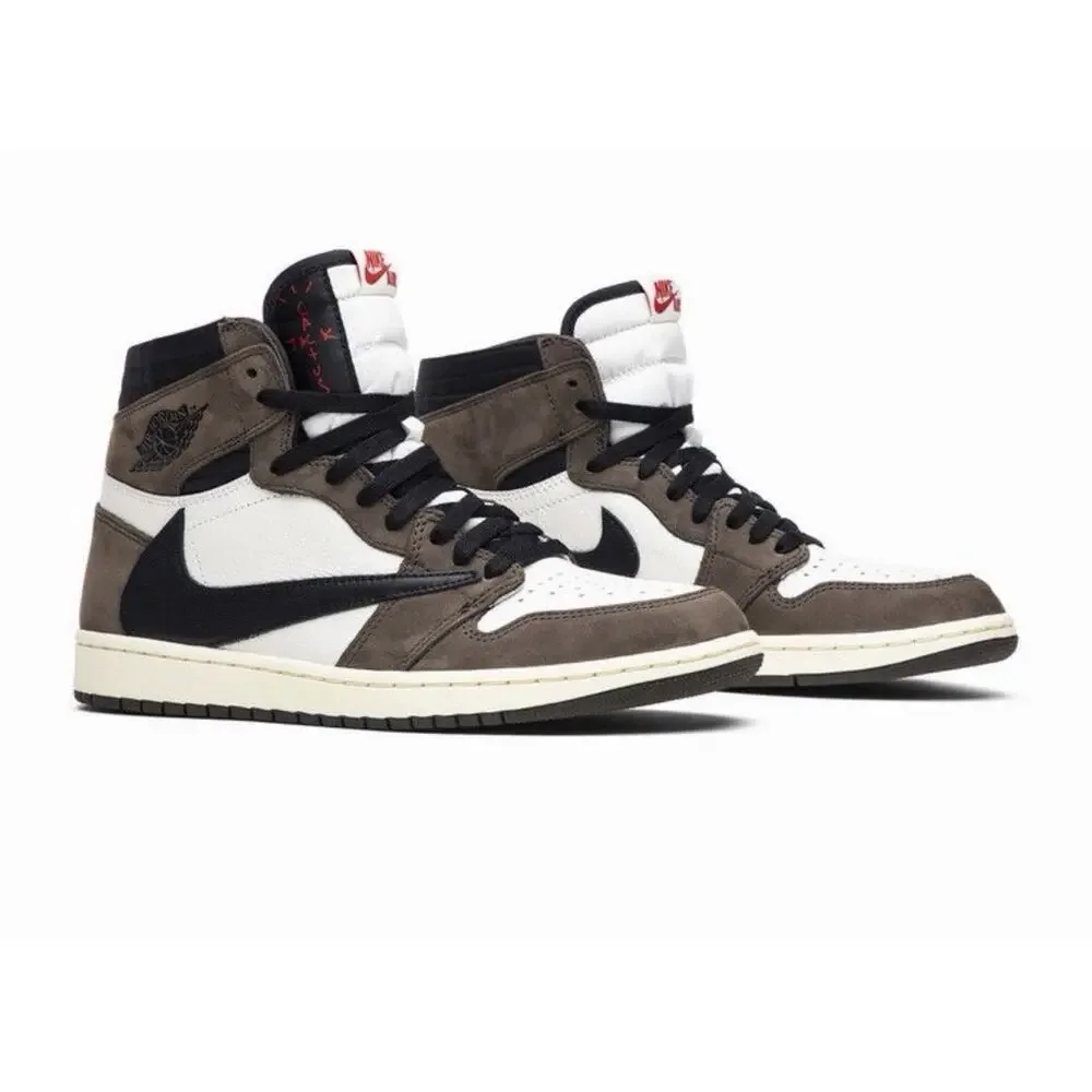 Jordan 1 Retro High OG Travis Scott Mocha 2019 Size 10 CD4487-100 New